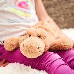 Jouet-Premier âge-Peluche bouillotte crocodile