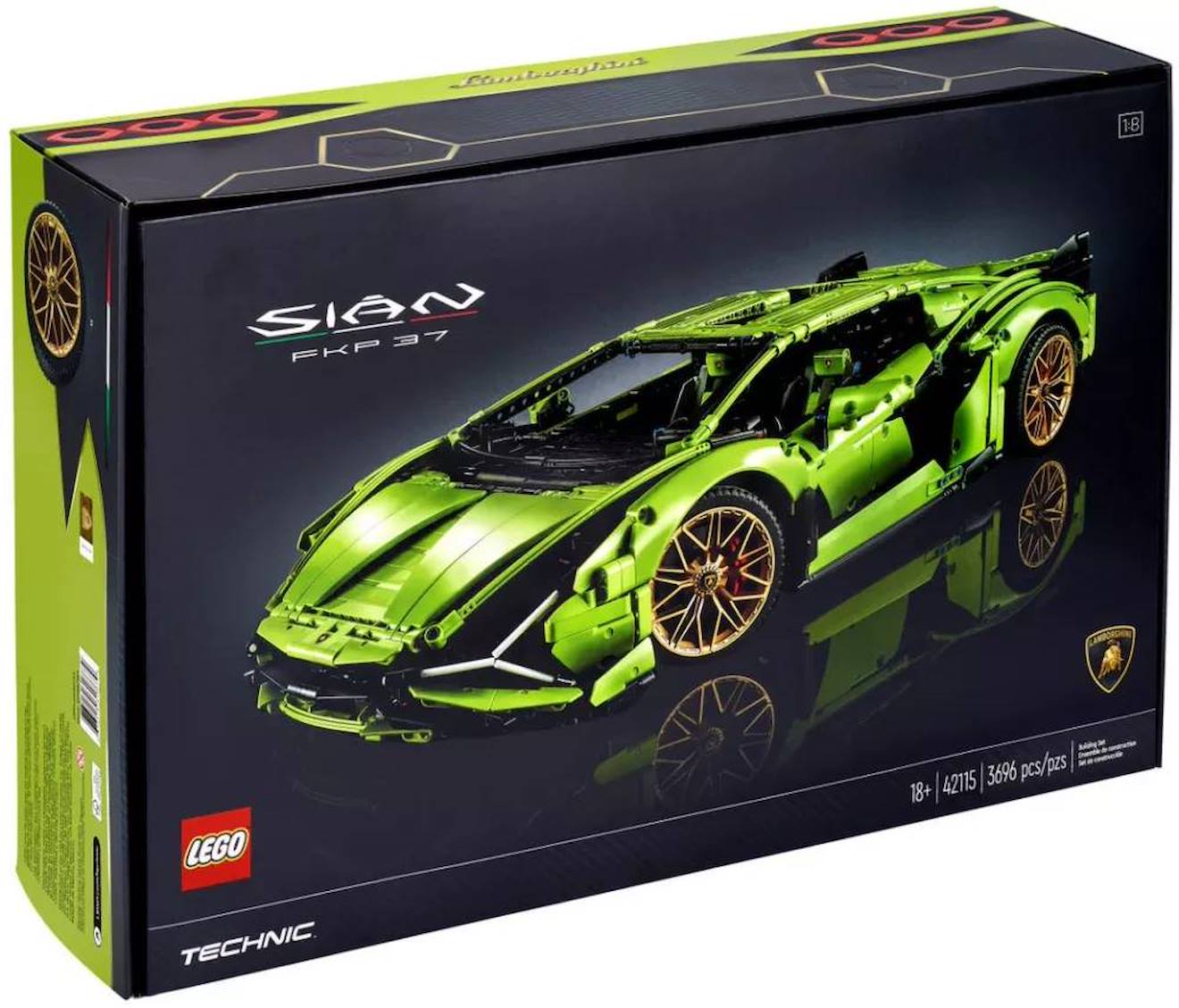 Lego Technic Lamborghini Sián Fkp 37 - 42115 Multicolore