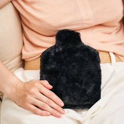 Jouet-Premier âge-Peluches-Bouillotte micro-ondes noire