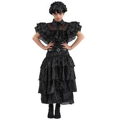 Jouet-Robe de bal noire mercredi addams