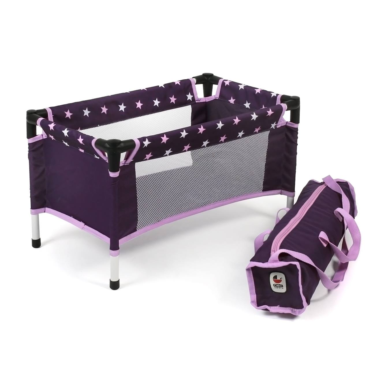 Lit De Voyage Pour Poupées Violet