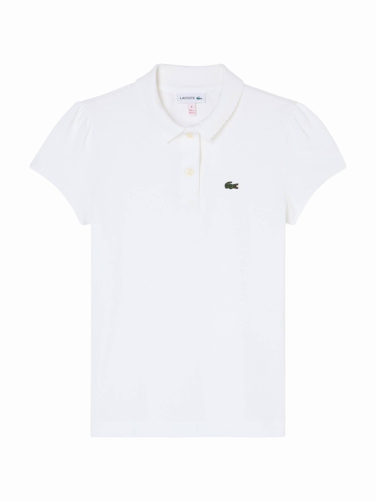 Polo Petit Piqué Blanc