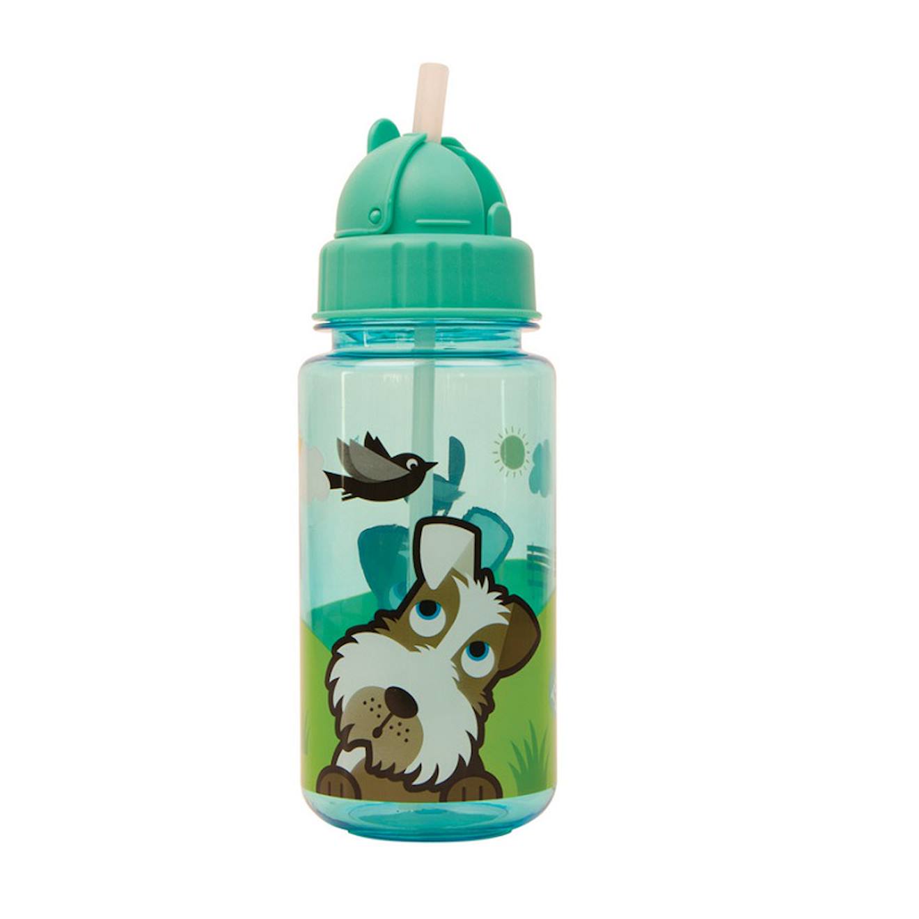 Gourde Avec Paille Scruff Bleu