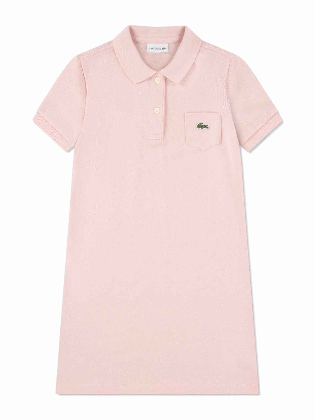 Robe Polo En Piqué Rose