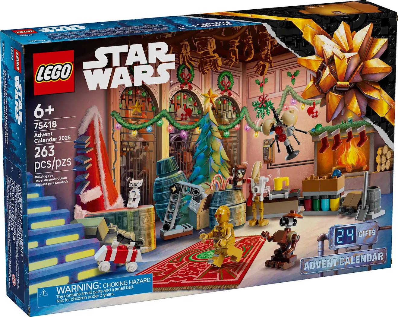 Calendrier De L'avent Lego Star Wars 2025 - 75418 Multicolore