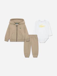 Ensemble pièces body gilet à capuche et bas beige Jordan