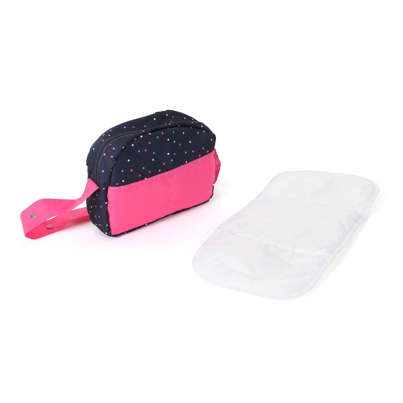 Sac À Langer Pour Poupées Rose Et Bleu