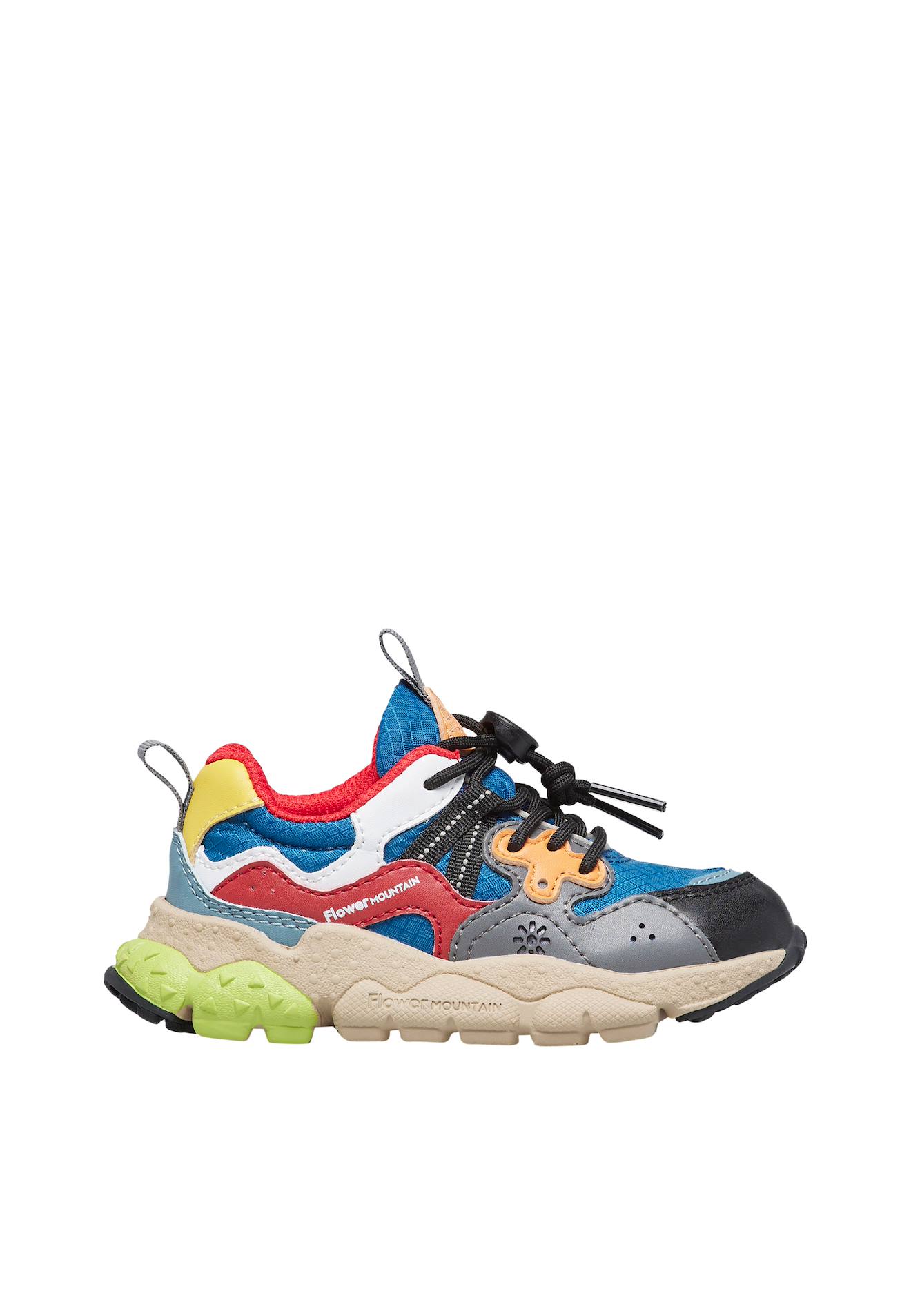 Baskets En Similicuir Et Tissu Yamano 3 Junior. Multicolore