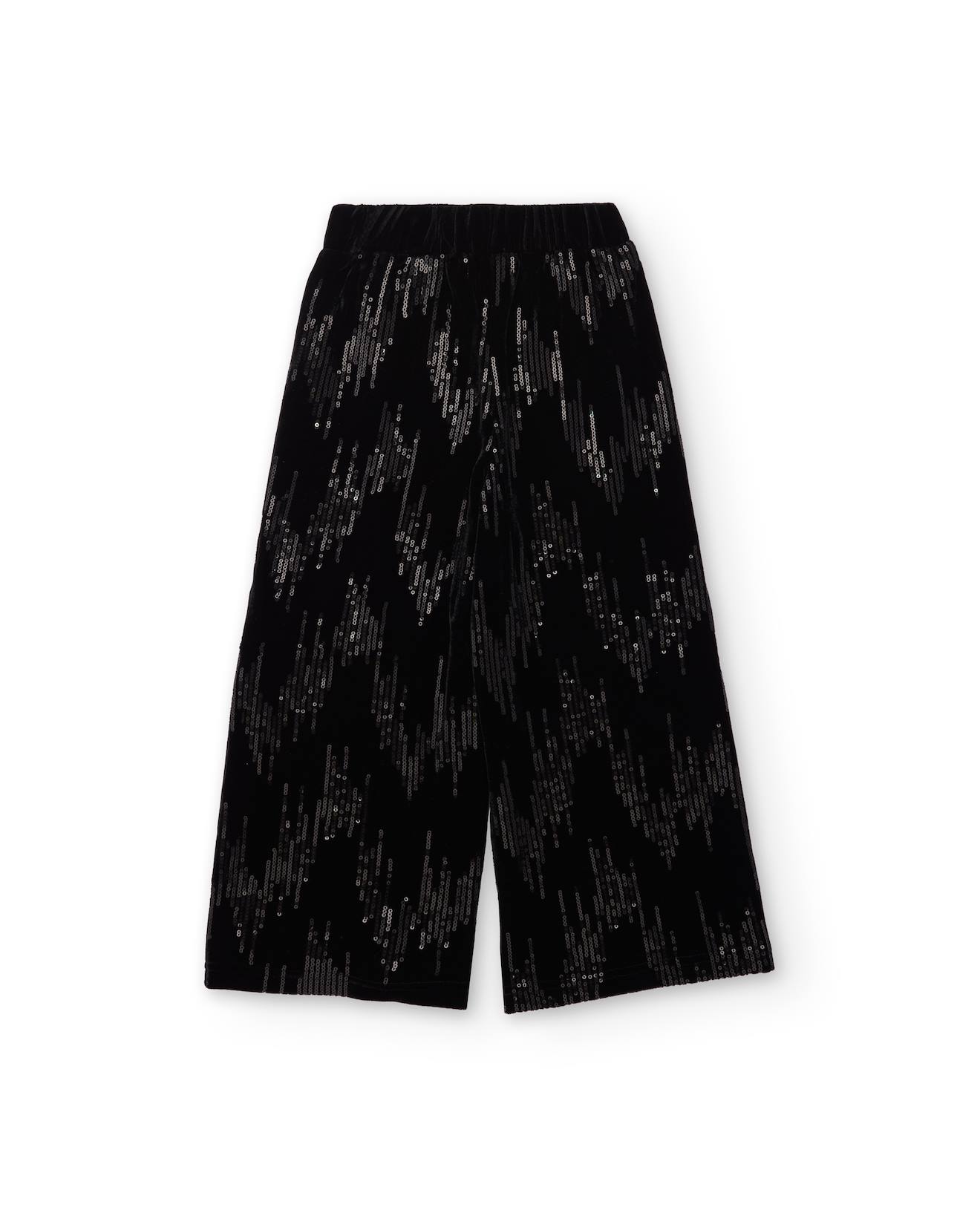 Pantalon Velours à Sequins Élégant - Tenue de Fête Femme