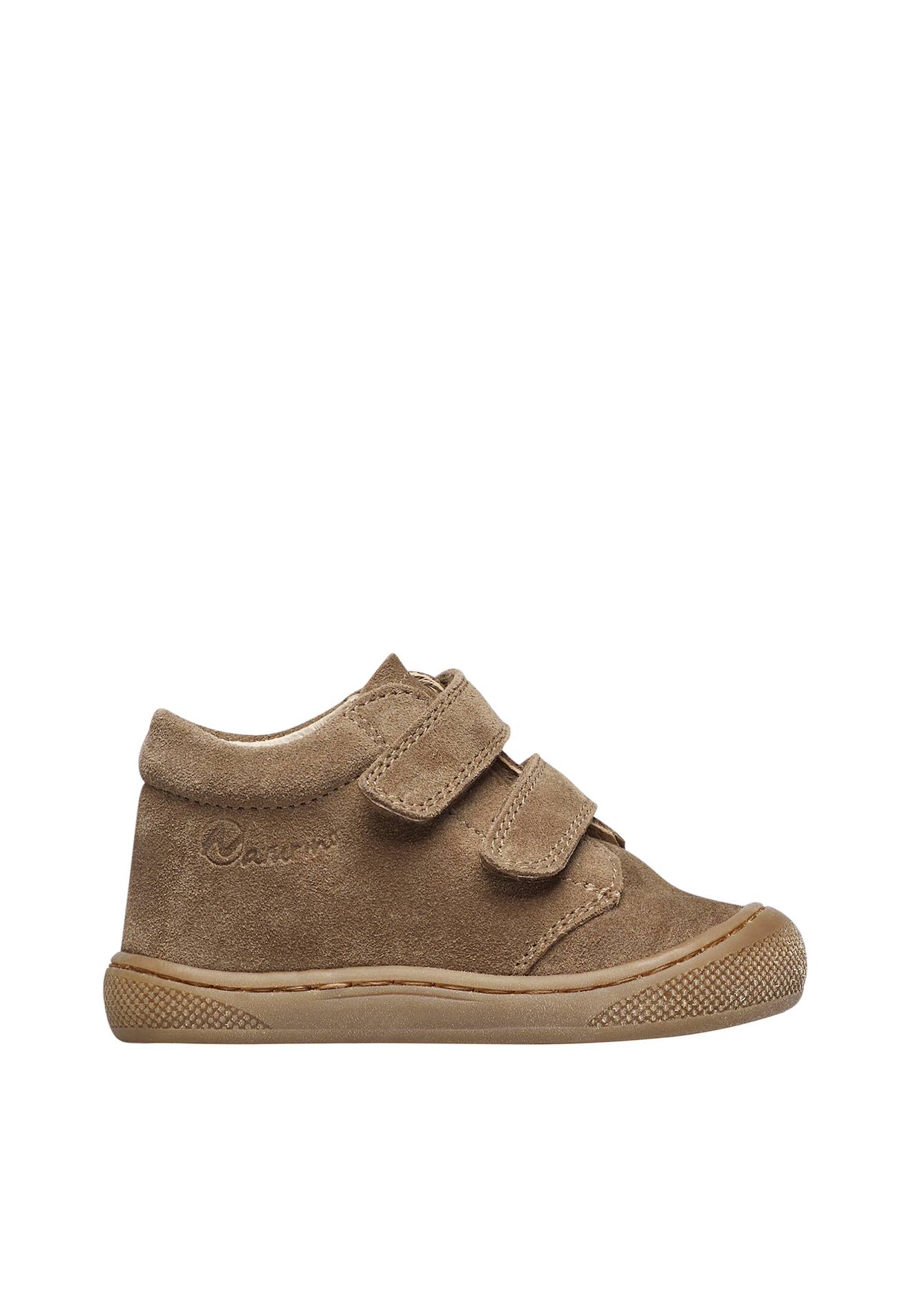 Chaussures Premiers Pas En Suède Cocoon Wide Vl Marron-