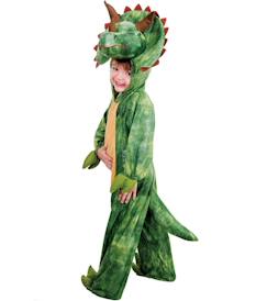 Jouet-Jeux d'imitation-Déguisement dinosaure tricératops
