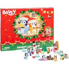 Linge de maison et décoration-Bluey calendrier de l'avent avec mini-figurines