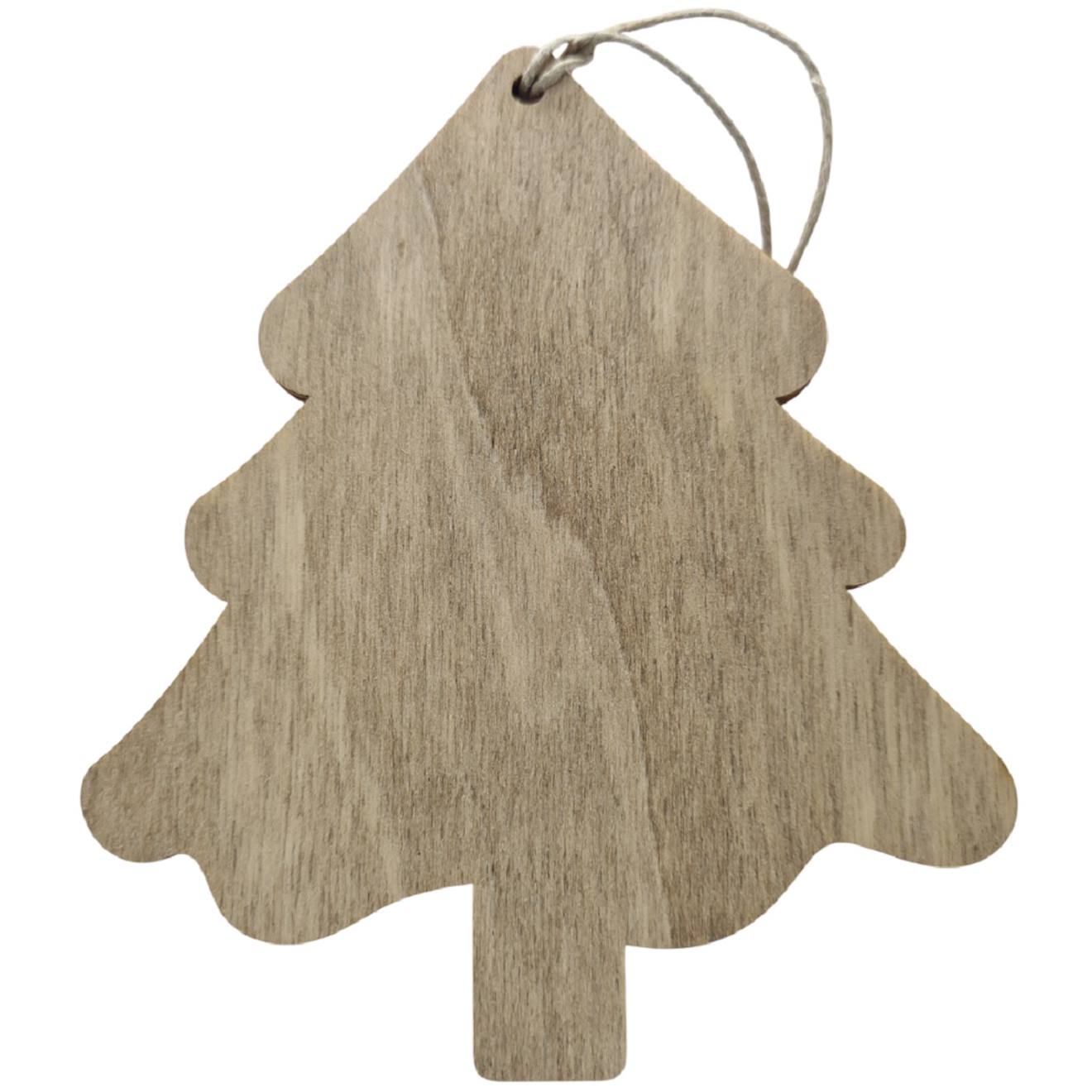 Arbre De Noël Personnalisable En Bois Beige (Vintiun) - Image 2