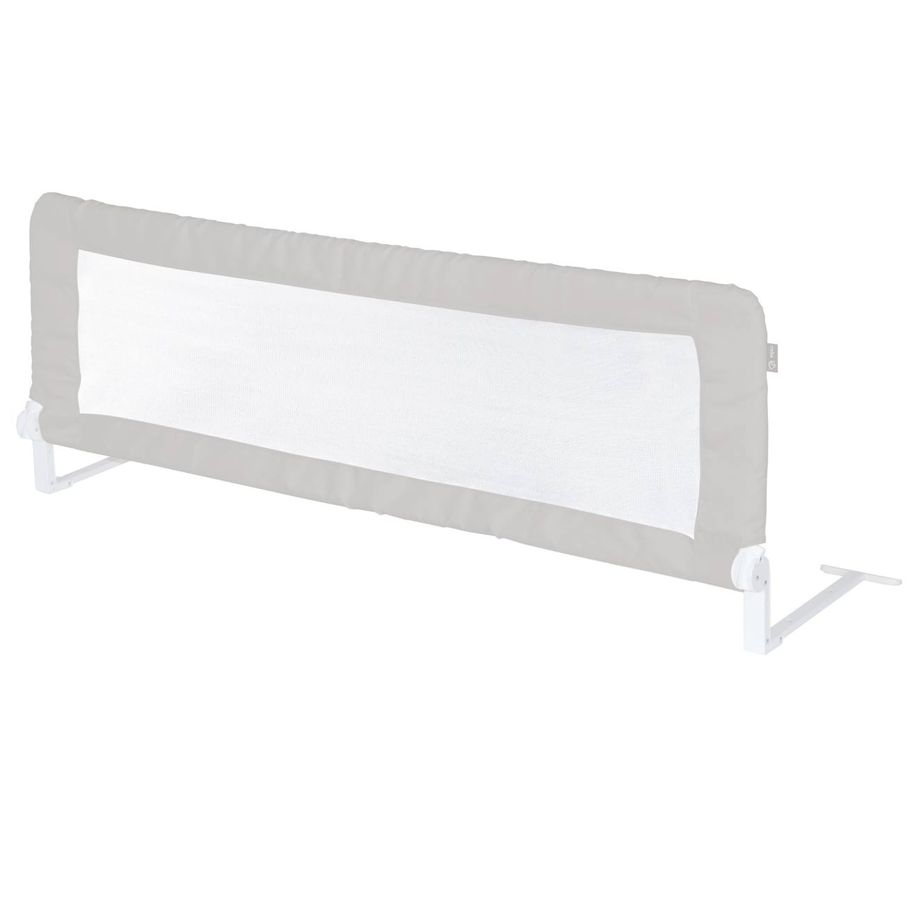 Barrière De Lit Enfant Et Bébé Klipp-klapp Antichute Et Pliable Gris Clair - 100 Cm