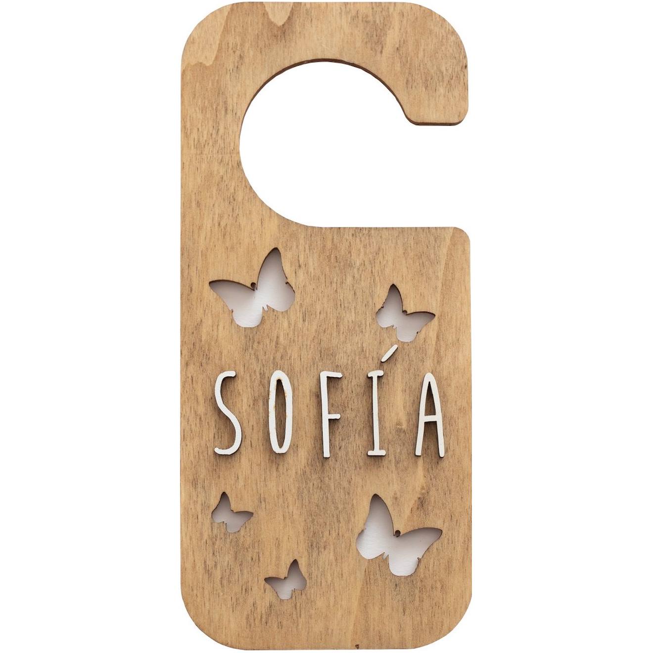 Accroche-porte Personnalisable Papillons Beige (Vintiun) - Couverture