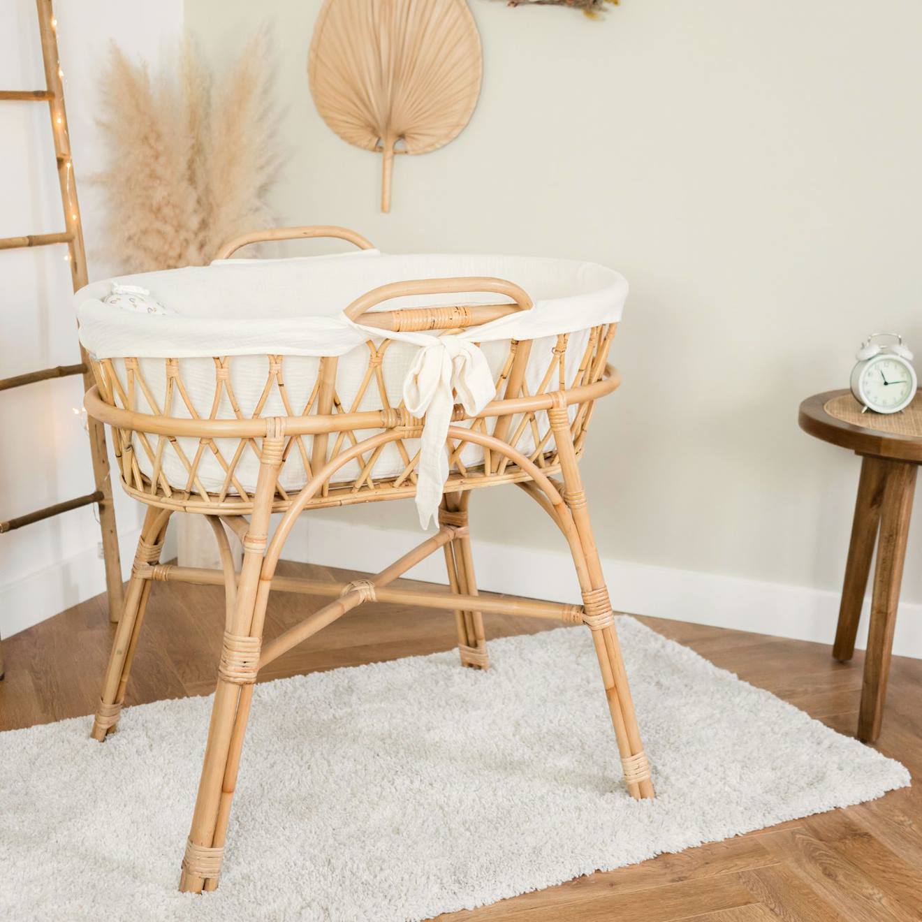 Berceau Et Support En Rotin June Naturel (Saudara) - Image 1