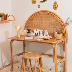 Chambre et rangement-Bureau / coiffeuse rotin et cannage naturel - gili