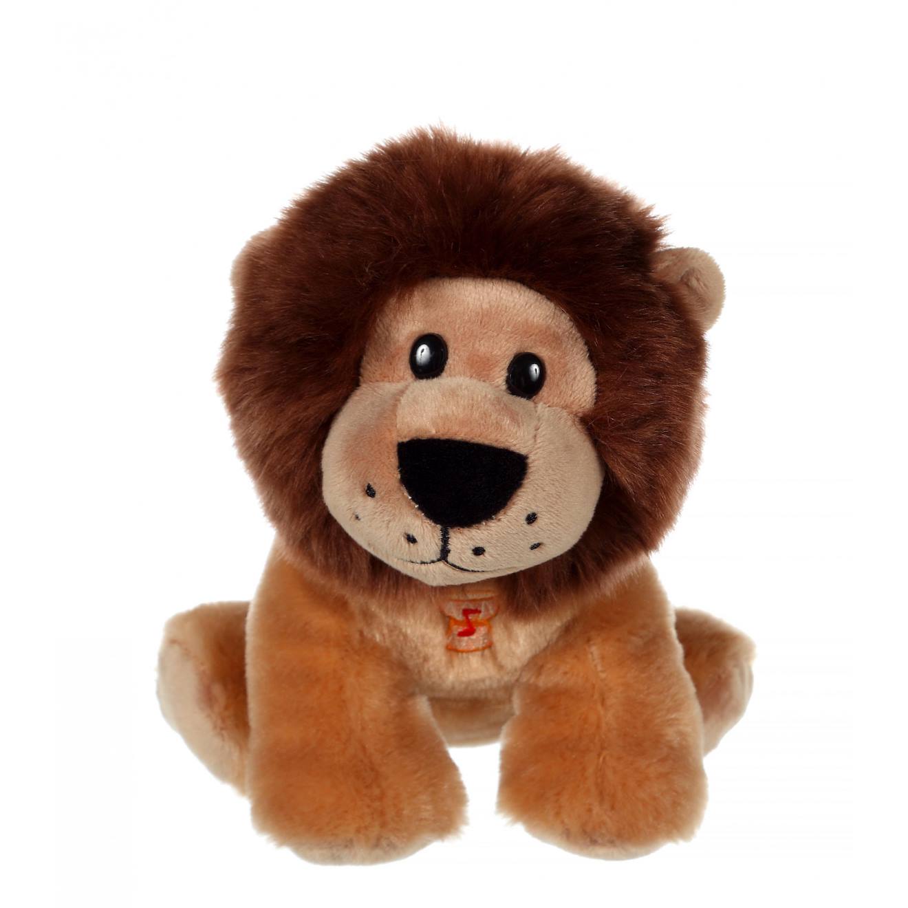 Peluche - Savanoos Sonore - Lion - 15 Cm Orange