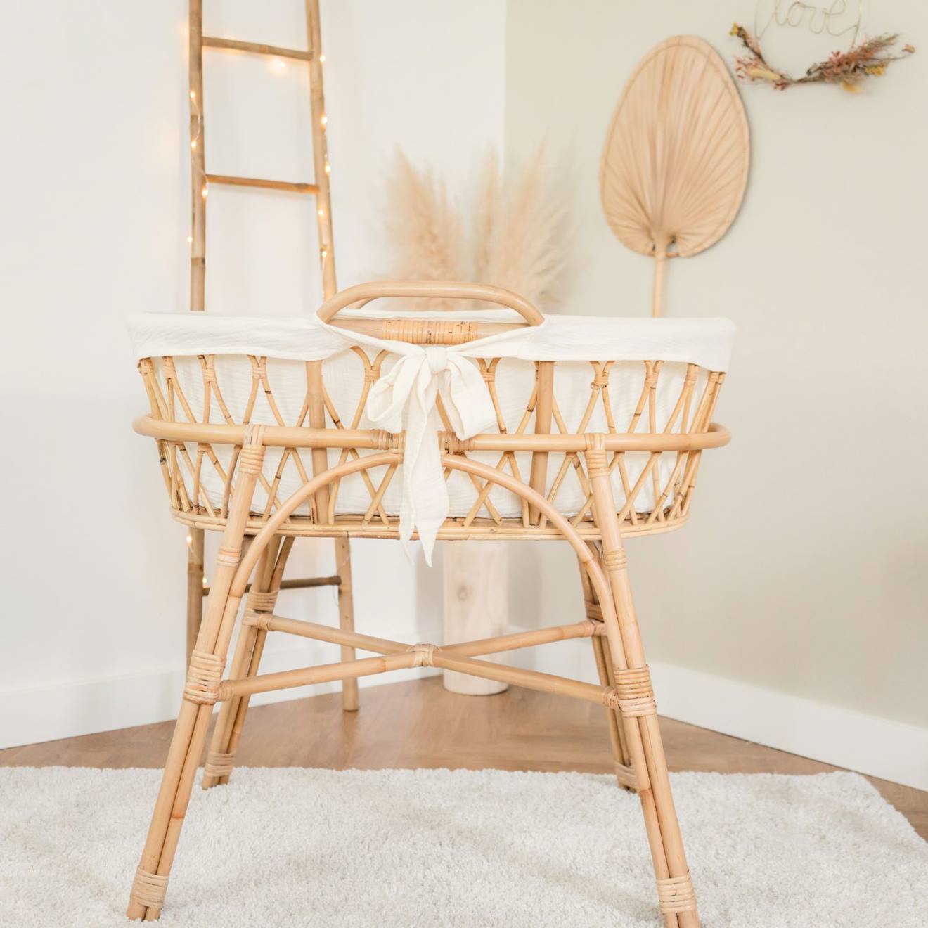 Berceau Et Support En Rotin June Naturel (Saudara) - Image 2