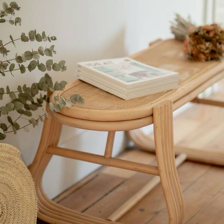 Saudara - Banc Rotin Et Cannage 120 Cm - Gili Naturel