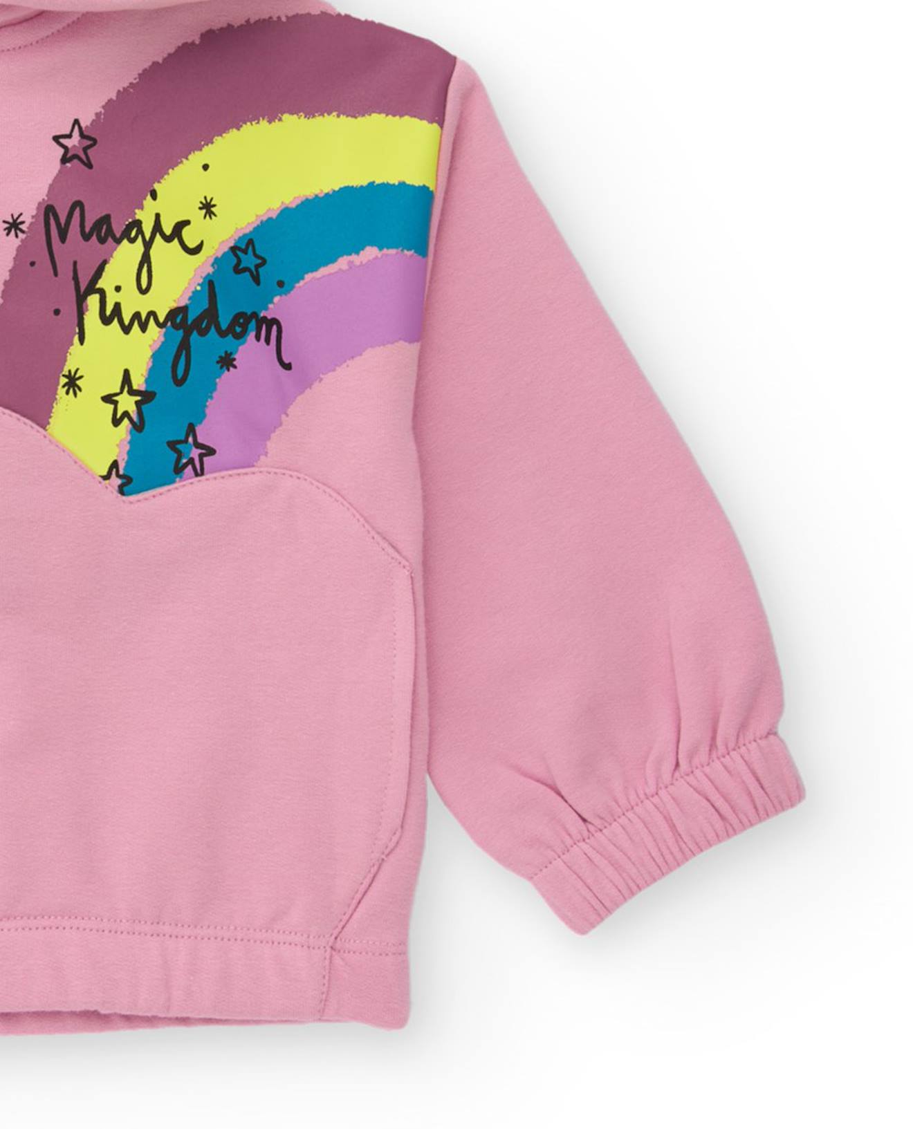 Sweat à Capuche Zaldita Pour Fille – Zip Arc-en-ciel, Manches Longues En Coton Pour Printemps/Automne