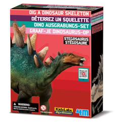 Jouet-Jeux éducatifs-Kit de fouille – Squelette de Stégosaurus à déterrer et assembler