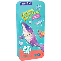 Jouet-Jeux éducatifs-Boïte de puzzle magnétique - l'aventure sous-marine