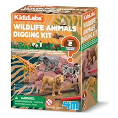 Jouet-Jeux éducatifs-Kit archéologique pour enfants – À la découverte de la faune