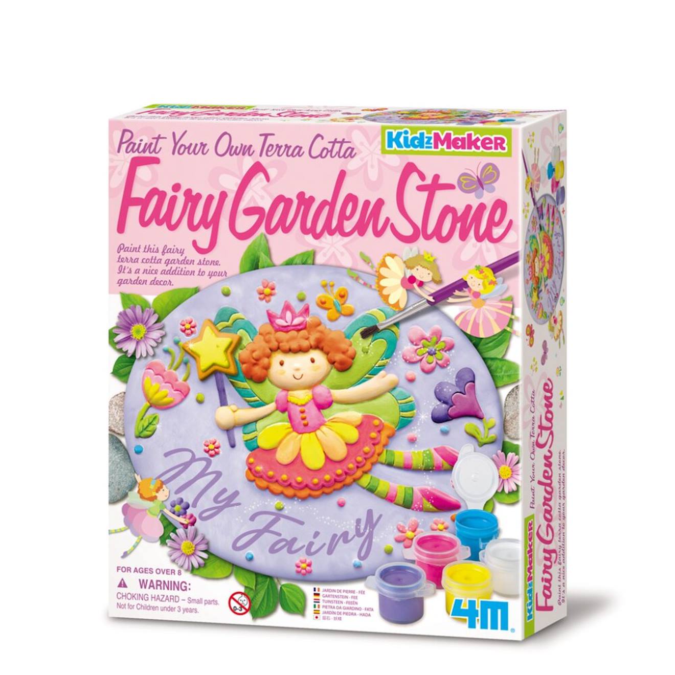 Kit Créatif – Peins Ta Pierre De Jardin Féerique Multicolor