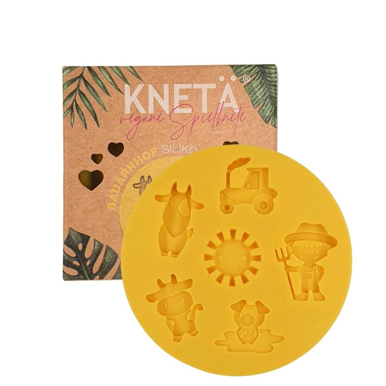 Moule En Silicone - Animaux De La Ferme Yellow