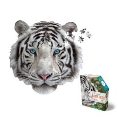 Jouet-Puzzle I am mini - tigre blanc