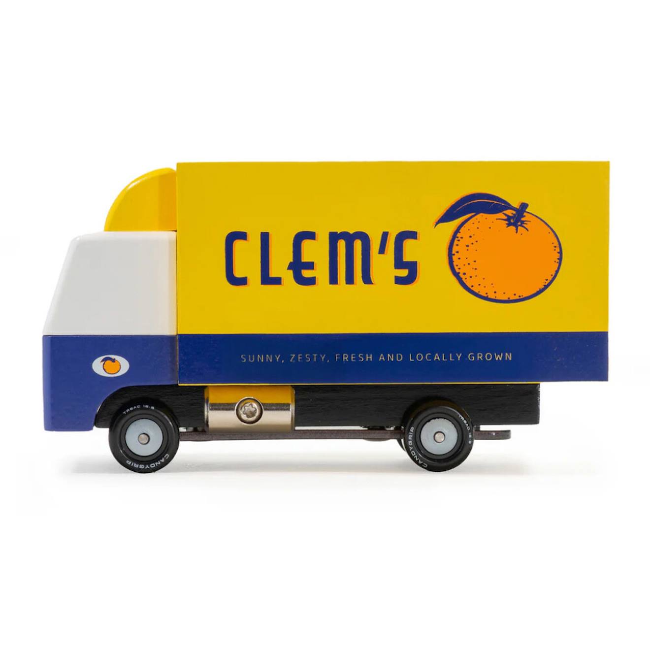 Camion De Livraison Clem En Bois De Hêtre Massif Yellow