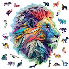Jouet-Jeux éducatifs-Puzzles-Puzzle - modern lion 250 pièces