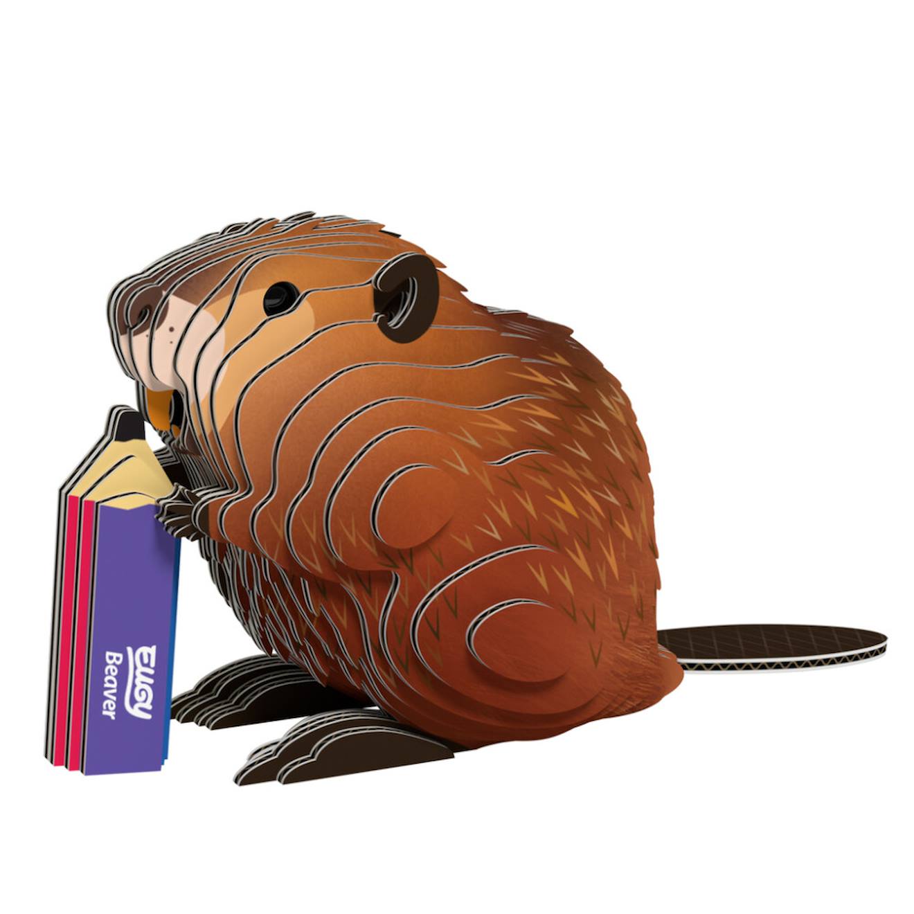 Puzzle 3d - Castor Brown