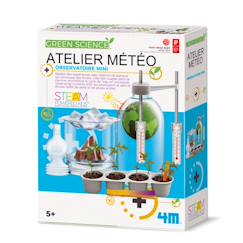 Jouet-Jeux éducatifs-Kit scientifique météo – Expérimente éclairs, nuages et vents