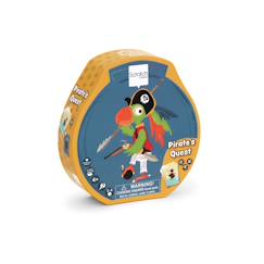 Jouet-Jeux éducatifs-La Quête des Pirates – 4 jeux en 1 pour toute la famille