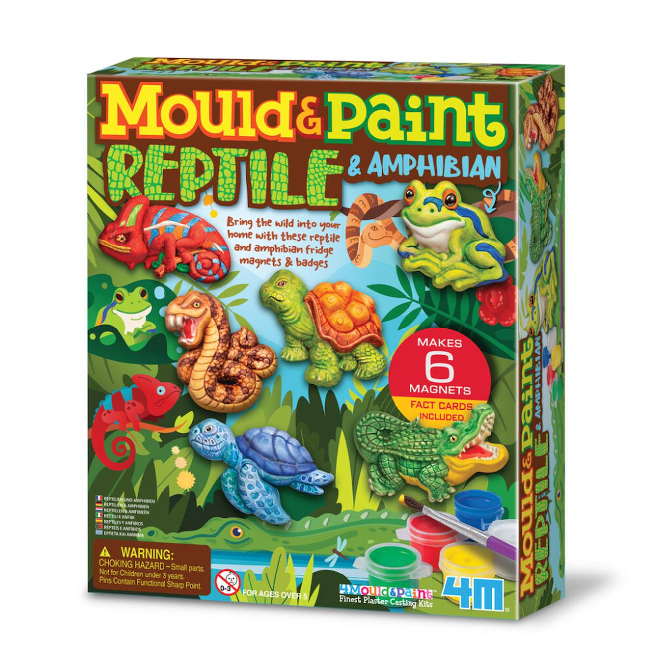 Kit Moulage - Reptiles Et Amphibiens Multicolor
