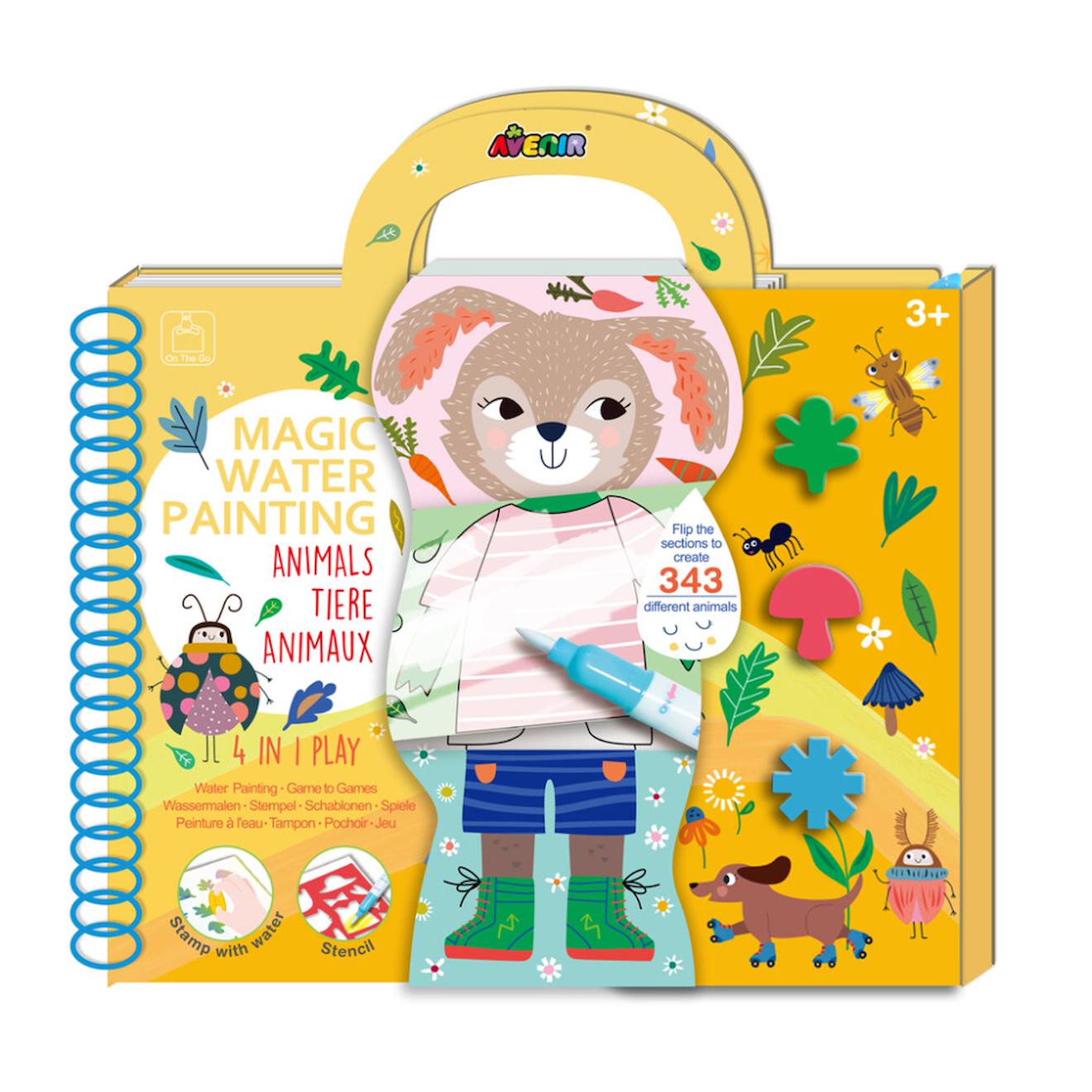 Peinture À L'eau - Animaux De La Forêt Multicolor