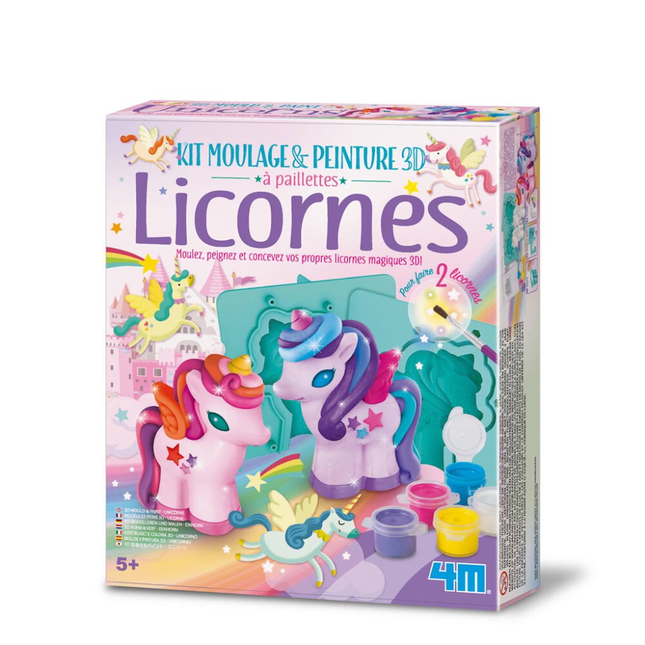 Kit Moulage - Licorne 3d - Version Fr + Nl Multicolor