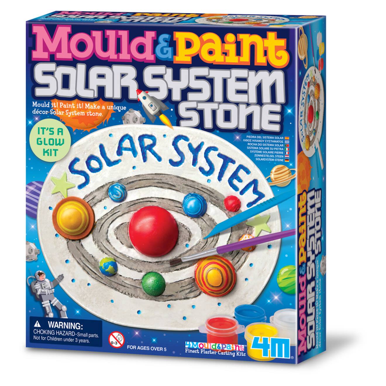 Kit Moulage - Système Solaire Sur Pierre Multicolor