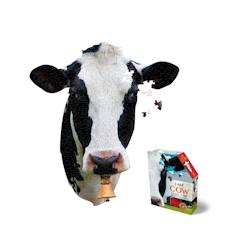 Jouet-Jeux éducatifs-Puzzle I am mini - vache