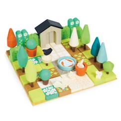 Jouet créateur de jardin 67 pièces en bois massif  - vertbaudet enfant