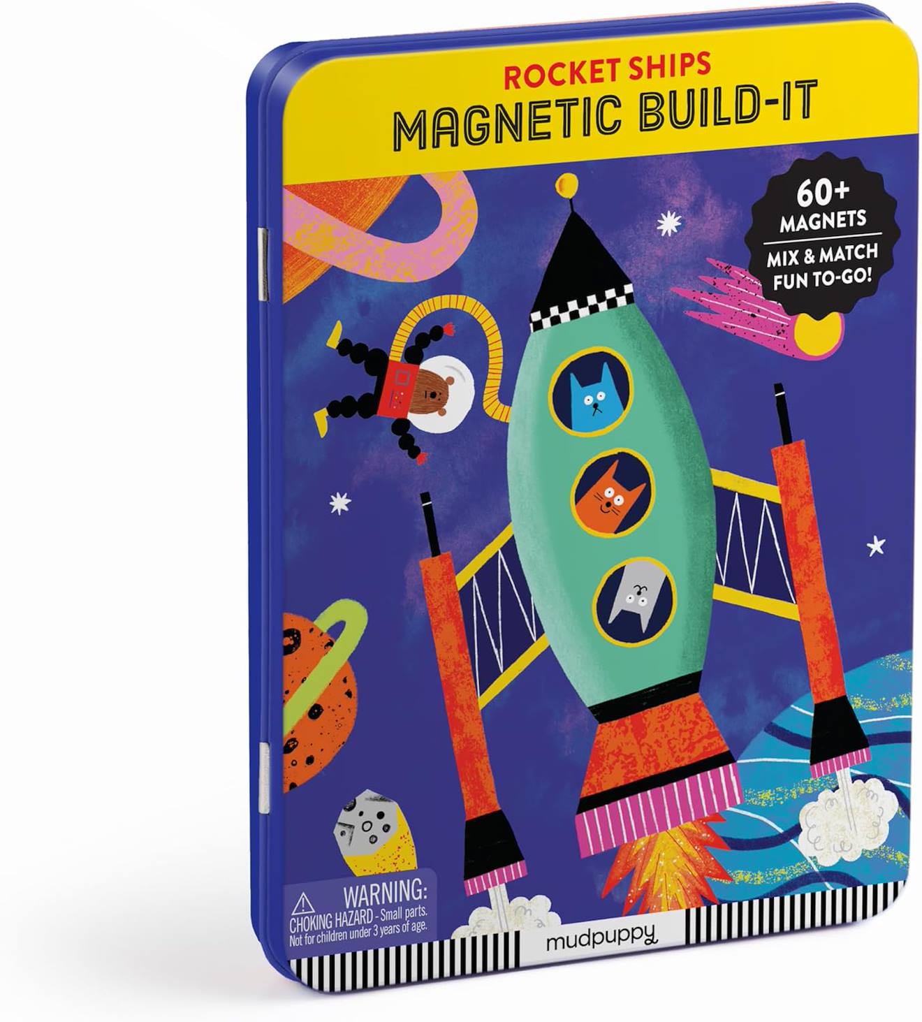 Jeu Magnétique Vaisseaux Spatiaux Multicolor