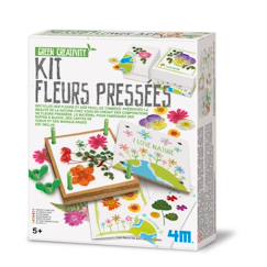 Jouet-Kit d’artisanat inspiré de la nature – Fleurs pressées faciles à réaliser