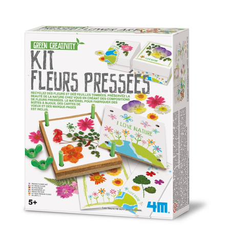 Kit d’artisanat inspiré de la nature – Fleurs pressées faciles à réaliser Multicolor 1 - vertbaudet enfant 