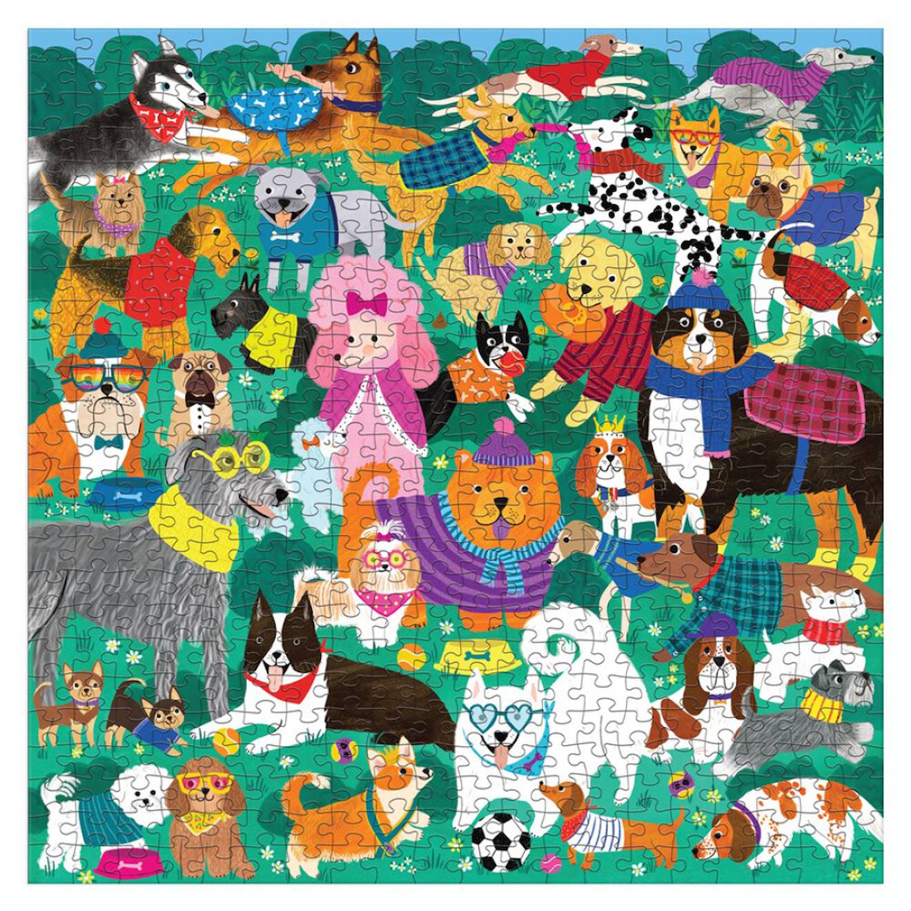 Puzzle - Doggone Days Multicolor