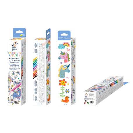 Haku Yoka - Kit De Rouleau De Peinture - Licorne Fantaisie Multicolor