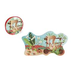 Jouet-Jeux éducatifs-Puzzles-Contour puzzle - paresseux