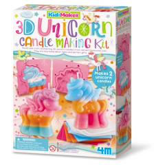 Jouet-Activités artistiques et musicales-Kit bougies - licorne 3d