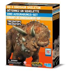Jouet-Jeux éducatifs-Kit de fouille – Squelette de Tricératops à découvrir